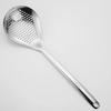 Colador de pimienta de acero inoxidable de madera maciza 304, artefacto para pescar fideos de cocina doméstica, cuchara para dumplings, colador para escurrir, colador para freír