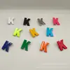 Metal Multicolor Letras Inglesas Macarrón Dopamina Universal Ropa Bolsa Broche Accesorios