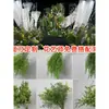 Estilo forestal flor verde boda nueva materiales de flor de boda decoración floral hojas de árbol artificiales plantas verdes hojas flores artificiales