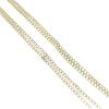 Cadena de cola dorada de 18k y 14k con efecto de extensión, accesorios para pulseras y collares, cadena suelta hecha a mano con nanorretención de color.