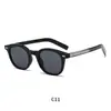 Gafas de Sol Oversize de Moda con Remaches, Varilla Plana, Protección UV, para Conducir y Ciclismo, Propionato TR, Gafas de Sol con Varilla Insertada