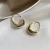 Pendientes Grandes Estilo Coreano Transfronterizos Personalizados Pendientes con Gancho Curvo Pendientes Ovalados para Mujer Diseño Estilo Genial Simple