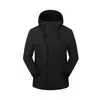 Chaqueta de Trekking Tres en Uno para Otoño e Invierno con Forro Polar Set de Dos Piezas Engrosada Cortavientos Impermeable con Capucha Ropa para Montañismo al Aire Libre