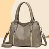 Bolso Tote de Cuero Suave Transfronterizo para Mujer 2025 Nueva Moda Gran Capacidad Bolso de Mano para Viajes Diarios Bolso de Hombro Único Cruzado