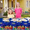 Amazon nueva mantelería temática de superhéroes para fiesta desechable PE impermeable diseño de fondo para fiesta infantil