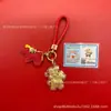 Crachá Personalizado com Logo, Chaveiro do Ano do Cavalo do Deus da Riqueza, Pingente de Bolsa da Fortuna do Deus da Riqueza, Ornamento de Corrente para Celular, Venda Direta