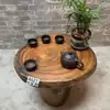 Mesa de Té de Madera de Alcanfor Talla de Raíz Madera Maciza Mesa de Café Pequeña Estilo Shaji B&B Sala de Estar Ventana Saliente Tatami Mesa Pequeña
