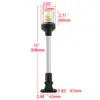 Luz Plegable LED Blanca para Ancla 9 pulgadas / 12 pulgadas Ajustable Luz Plegable Marina Ferretería Marina Accesorios para Yates