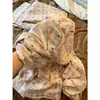 Pijama de Algodón Nube para Mujer, Conjunto Dulce a Cuadros de Manga Larga para Primavera y Otoño, Ropa de Casa de Alta Gama, Linda, Venta al por Mayor Transfronteriza