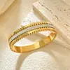 El Tesoro de la Tienda, Pulsera Popular Transfronteriza de Acero de Titanio, Colección Estilo Europeo y Americano, Lujo Ligero, Versátil y a la Moda, Precio de Fábrica, Dropshipping