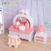 Micro Paisagem Criativa Rosa Coração de Menina Decoração de Quarto Acessórios Casa de Boneca DIY Modelo de Móveis em Miniatura Pequenos Enfeites