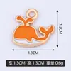 Série Oceano Pingente de Baleia DIY Acessórios de Pulseira Decorativos Versáteis para o Dia a Dia, Disponível para Venda em Lote Misto, Direto do Fabricante, Transfronteiriço