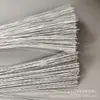 Material de ratán de papel DIY hecho a mano al por mayor/Rama de flor varilla/Alambre de hierro forrado en papel 60 cm alambre de hierro blanco plateado marrón