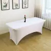 Conjunto de Mesa Elástico Transfronteiriço Conjunto para Bar de Coquetéis Toalha de Mesa Elástica Cobertura de Mesa para Reunião de Hotel Banquete Toalha de Mesa para Casamento ao Ar Livre
