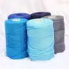 Atacado de fábrica corpo leve fio de cânhamo grosso fio oco material para crochê manual DIY pacote de lã bola de lã fio de linho
