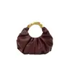 Bolsa de Mão Plissada com Argola Estilo Novo Transfronteiriça para Mulheres, Bolsa Transversal Fashion e Versátil, Bolsa Nuvem Estilo Francês de Nicho