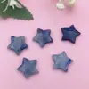 Amazon Piedra Natural Cristal 20mm Estrella de Cinco Puntas No Porosa Colgante Estrella Luna Joyería Pequeños Adornos de Estrella Accesorios