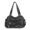 Bolso de mezclilla de moda transfronterizo, gran capacidad, bolso versátil de alta gama para el día a día de mujer, bolso de hombro para damas, bolso cruzado