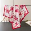 Pañuelo de Seda Estampado Fresco y Elegante de Verano, Pañuelo Cuadrado de Seda Artificial, Pañuelo Versátil para el Cuello, Pañuelo Cuadrado Pequeño, Pañuelo para la Cabeza, Bufanda