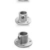 Colgador de Ropa de Resorte Dorado Certificado Tuv Alemán Barandilla Protectora de Valla con Conector de Marco de Tubo Redondo Galvanizado Sin Soldadura y Sin Perforaciones