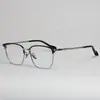 3652 armações de óculos de titânio puro, estilo novo, largas e longas, 158mm, tamanho grande, armação de titânio, armações de óculos quadradas estilo business
