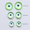 Ojos de Diablo A Piao Parche Plano Vidrio de Cristal diy Casero Perla Barroca Ojos de Elfo Accesorios