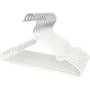 Cabides Domésticos Sem Marca Cabides Antiderrapantes Cabides para Roupas de Adulto Cabides Revestidos de Plástico Aço Inoxidável Modelo Extra Espesso Cabides Espessos Atacado