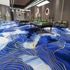 Alfombra Impresa para Sala de Billar Retardante de Llama Completamente Cubierta Área Grande Hotel Comercial Oficina Retardante de Llama Nylon Sala de Billar