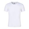 Camiseta básica de 190g camiseta de manga corta estampado de logotipo teñido anudado camiseta de algodón blanco puro camiseta publicitaria para hombre y mujer