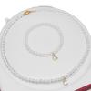 Cuentas de arroz pequeñas de 3 mm a 5 mm cadena de bebé colgante de princesa de diamante grande de un solo flash cuentas de bebé cadena de clavícula temperamento comodín