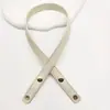 Bolso de mano con línea de presión cruzada correa cierre a presión tejido diagonal debajo del brazo bolso de mujer correa de hombro de cuero de repuesto accesorio desmontable