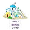 Quebra-Cabeça Estéreo 3D Brinquedo Educativo Montagem Cenário Casa Interativo Pai-Filho Feito à Mão DIY Montagem de Cena