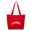 Bolsa de Tecido de Nylon de Mão para Mulheres Cor Pura Clássica Bolsa Tote de Grande Capacidade Bolsa de Mão com Logotipo de Publicidade Impresso