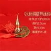 Colgante Auténtico de Latón Puro Moneda de los Cinco Emperadores con Hilo Rojo para los Emperadores Shunzhi, Kangxi, Yongzheng, Qianlong, Jiaqing, Daoguang
