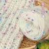 Bufanda de Hilo de Frijol Arcoíris Multicolor, Hilo para Tejer, Mismo Estilo que las Celebridades de Internet, Tejida a Mano, Mohair, Islandia, Unisex, Estilo Pareja