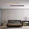Luz de Pasillo de Espectro Completo, Luz de Techo Minimalista de Tira Larga con Textura de Madera Nórdica, Luz para Entrada Balcón, Luz LED
