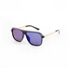 Gafas de Sol de Moda para Niños con Lentes Reflectantes de Mercurio de Colores, Estilo Aviador Versátil Casual con Personalidad Estilo Hong Kong