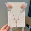 Set de Tocado para Niños de Estilo Chino Horquilla Dinastía Han para Niñas Horquilla de Estilo Antiguo Sacudida Paso Súper Hada Borla Mariposa Accesorios para el Cabello