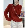 Cardigã Tricotado de Linho de Bambu Manga Longa Feminino Fino 2025 Novo Verão Versátil de Alta Qualidade Blusa Camisa de Proteção Solar