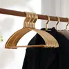 Percha de Aleación de Aluminio Metálico, Perchero para Armario sin Marcas, Anti-Marcas en los Hombros, Tendedero de Acero Inoxidable, Antideslizante