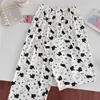 Superventas transfronterizos, lindos, muy elásticos, de seda de leche, pantalones para caminar, casuales y cómodos para mujeres de talla grande, suaves y largos, pantalones para dormir
