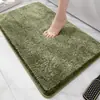 Suministro exclusivo transfronterizo de alfombrillas de baño de felpa de pelo largo altamente absorbentes, alfombrillas antideslizantes para inodoro, alfombrillas para pies de dormitorio y alfombrillas resistentes a la suciedad para puerta de entrada