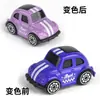 Modelo de carro de liga infantil transfronteiriço menino 1:60 força de retorno mudança de cor por temperatura corrida modelo de carro de liga brinquedo atacado