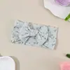 Accesorios Nuevos para el Cabello de Niños Transfronterizos Diadema con Lazo Estampado de Conejo para Bebé Diadema Elástica de Nailon para Bebé Venta al por Mayor
