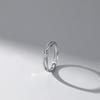 Anillo Suave para Pareja para Hombre y Mujer Un Par de Diseño Nicho Minimalista Japonés y Coreano Lujo Ligero de Alta Gama Versátil Diseño Abierto