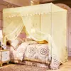 Mosquitero para Habitación de Casa, Estilo Palacio Tradicional de Pie para Verano, Marco, Puerta Única Cifrada Fija, Nuevo Modelo 2023, Cifrado