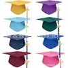 Gorra de Graduación Europea y Americana Transfronteriza con Borla y Etiqueta de Año, Gorra Universal para Adultos para Ceremonias de Temporada de Graduación, Sombrero de Ceremonia para Adultos