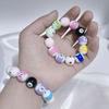 TikTok con pulsera de ocho bolas de billar diy cuentas de hilo acrílico accesorios para hombres y mujeres accesorios para parejas
