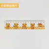 Régua de acrílico transparente 15cm30cm régua material para impressão amostra de régua escala de estudante terno de marca