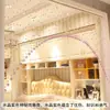 Cortina de Puerta de Cristal Transparente Cortina Decorativa de Cuentas Hecha a Mano Materiales DIY Accesorios Cortina de Cuentas Cuentas Sueltas Cuentas Facetadas
